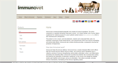 Desktop Screenshot of immunovet.info