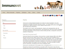 Tablet Screenshot of immunovet.info